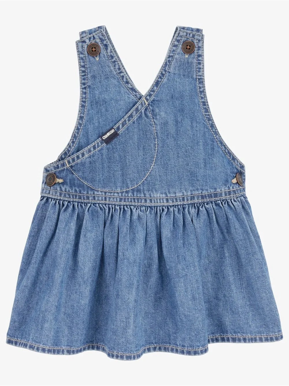 Oshkosh Baby Vintage Inspired Denim Jumper Dress